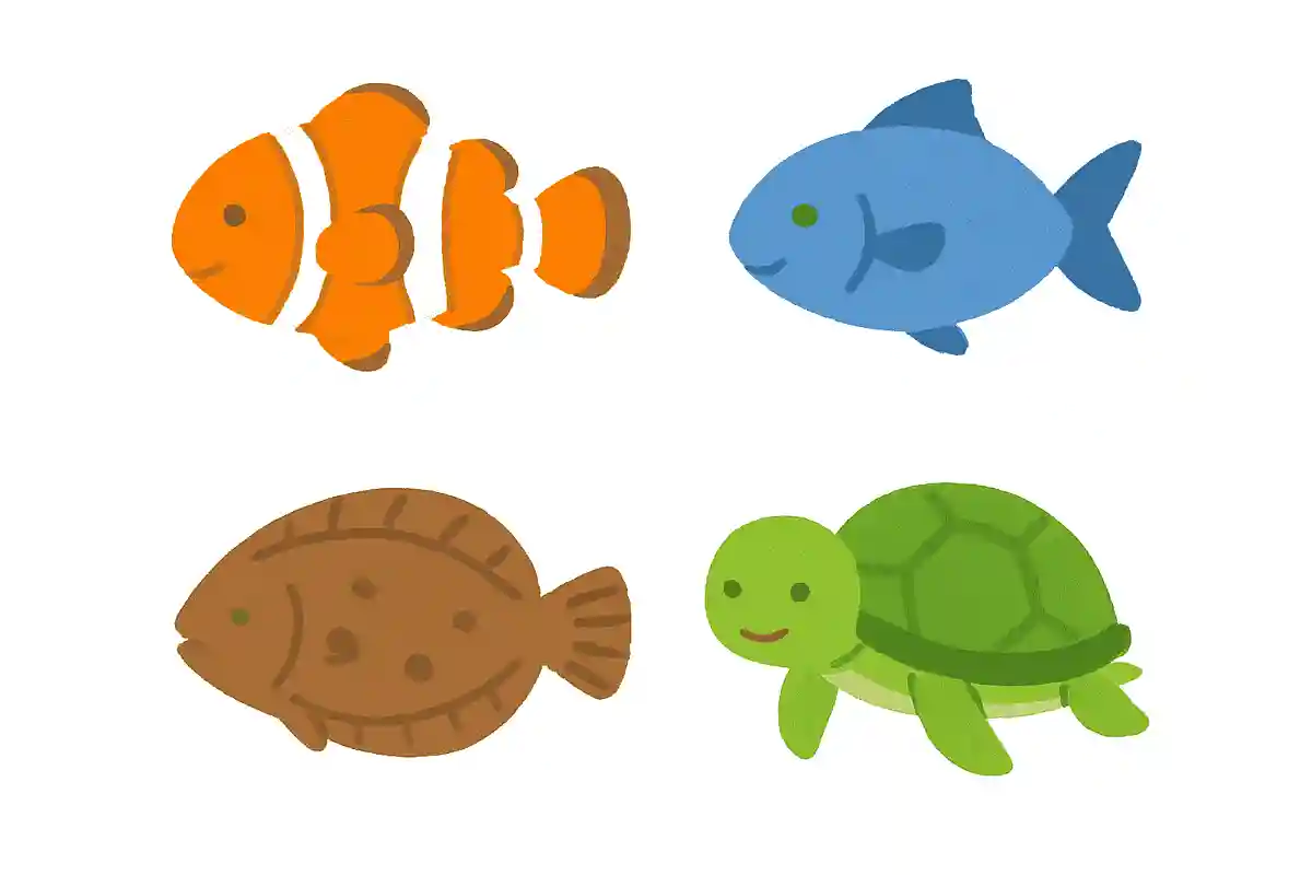 次の選択肢のなかで、魚ではない生き物はどれでしょうか？