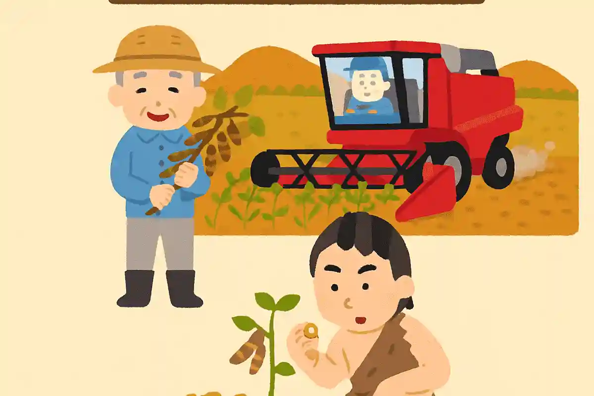大豆は10月が収穫のシーズンです。日本ではいつの時代から大豆を食べているでしょうか?