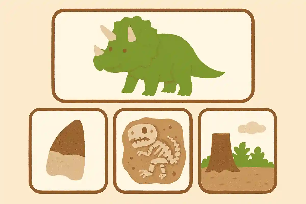 恐竜がどんなものを食べていたかが分かる化石の部分は?