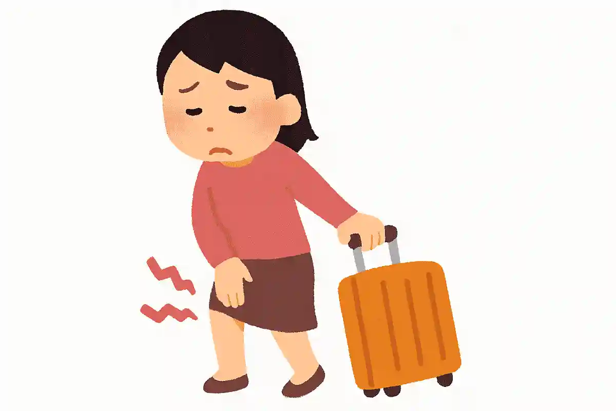 左足が痛い時、荷物はどちらの手で持つのがいいでしょうか？