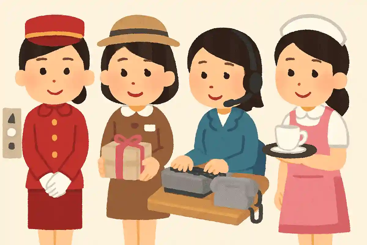 昭和20年代、女性の人気職業だったのはエレベーターガール、デパートガール、もう一つは何ガール?