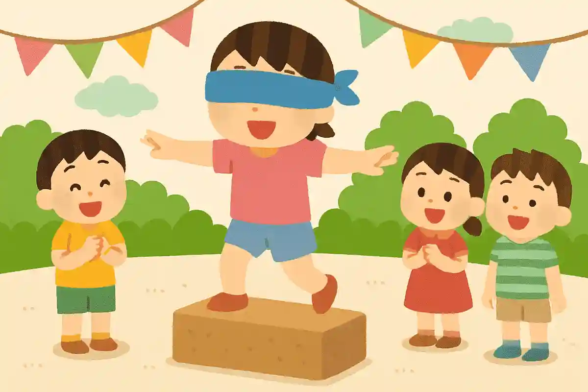 目隠しバランスゲーム