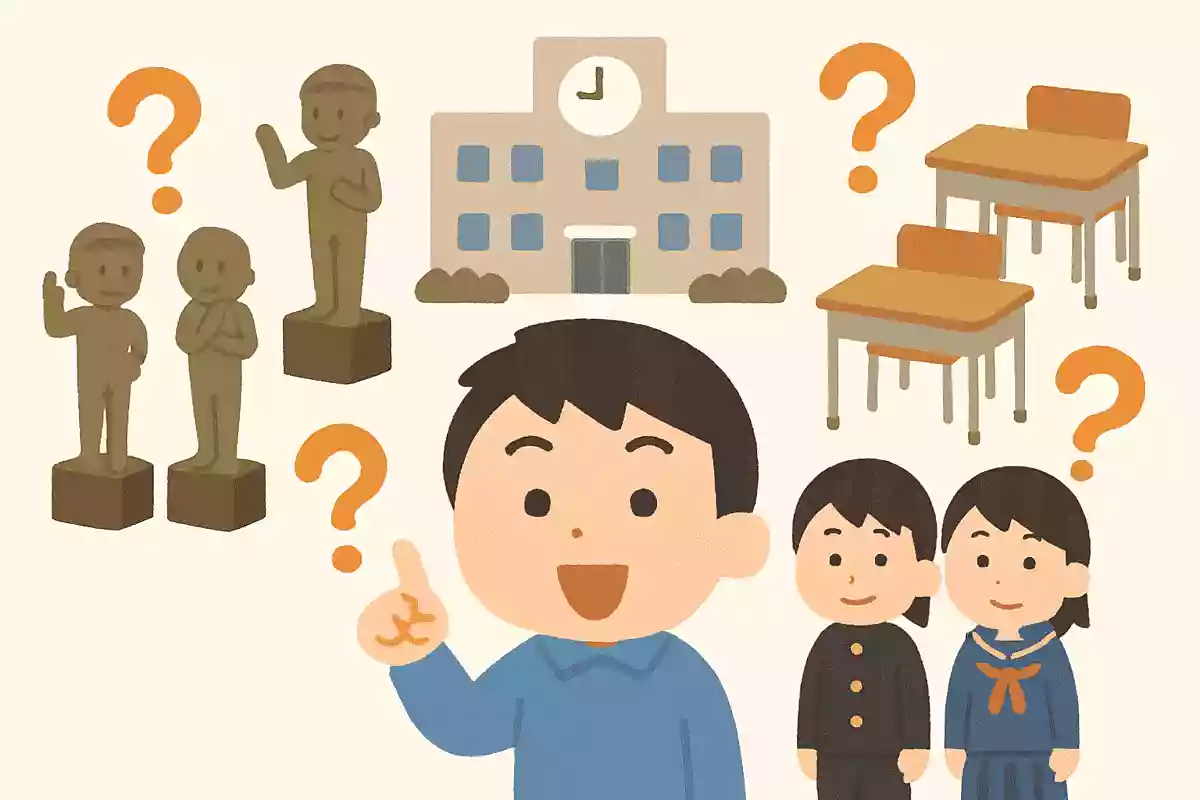 校内に銅像は何個ある？