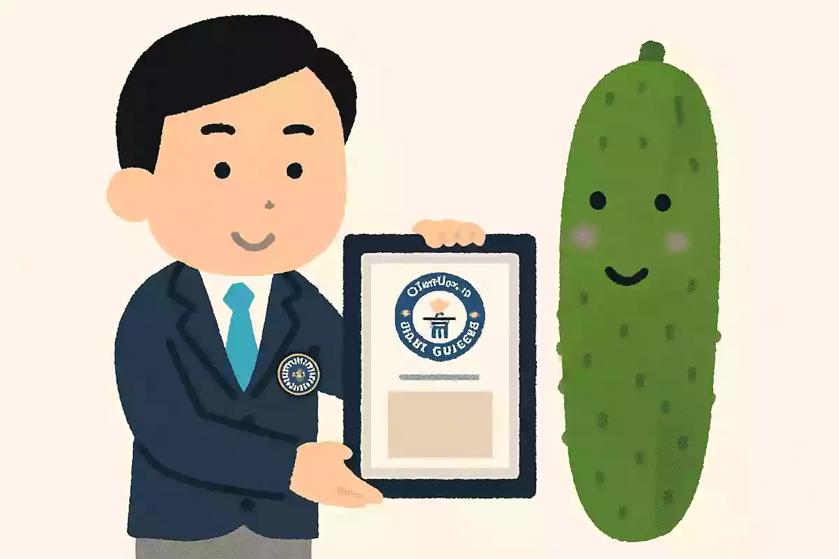 きゅうりは世界一栄養素が少ない野菜としてギネス認定されている