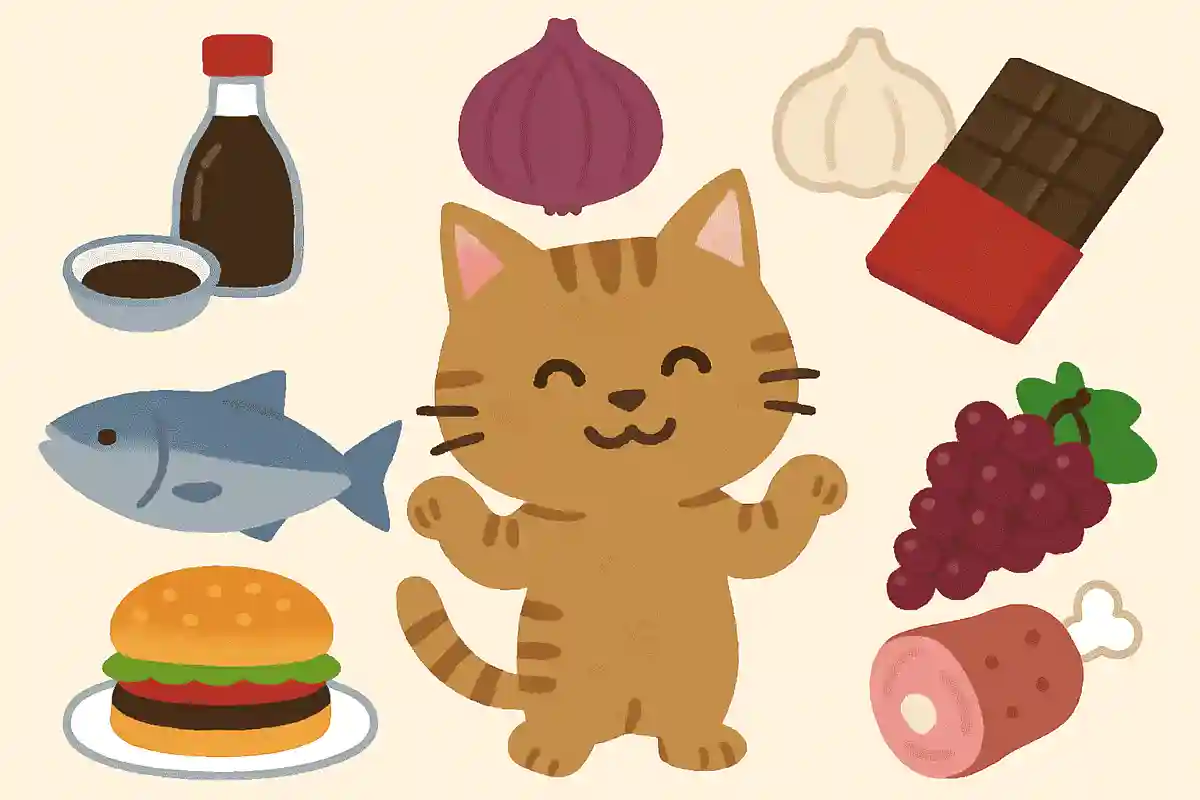 猫が食べてはいけないものは次のうちどれでしょうか？