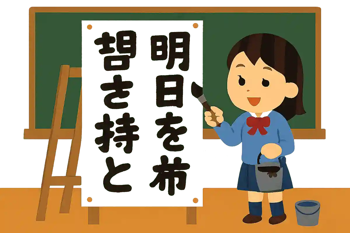 昨日から学び、今日を生き、明日に希望を持とう
