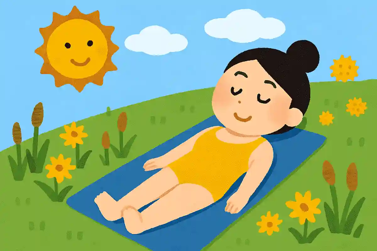 日光浴で花粉症が改善することがある