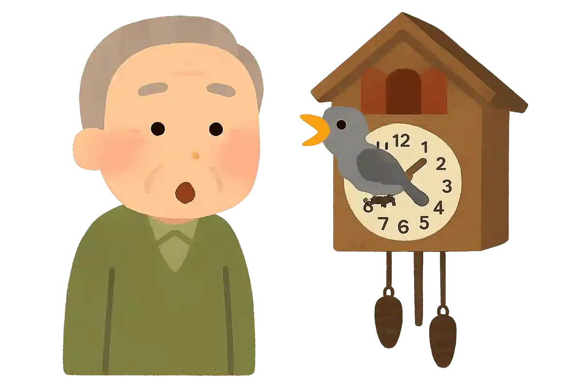 鳩時計の発祥の地であるドイツでは、飛び出してくるのは鳩ではありません。何の鳥でしょうか?