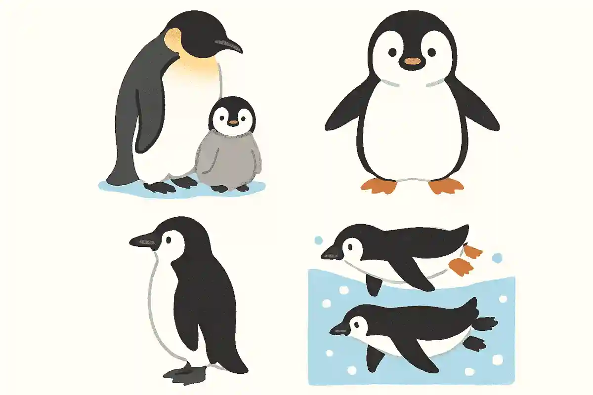 ペンギンの脚はどうなっているでしょうか?