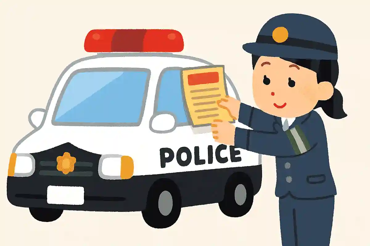 取り締まり中のパトカーでも駐車違反が適用される