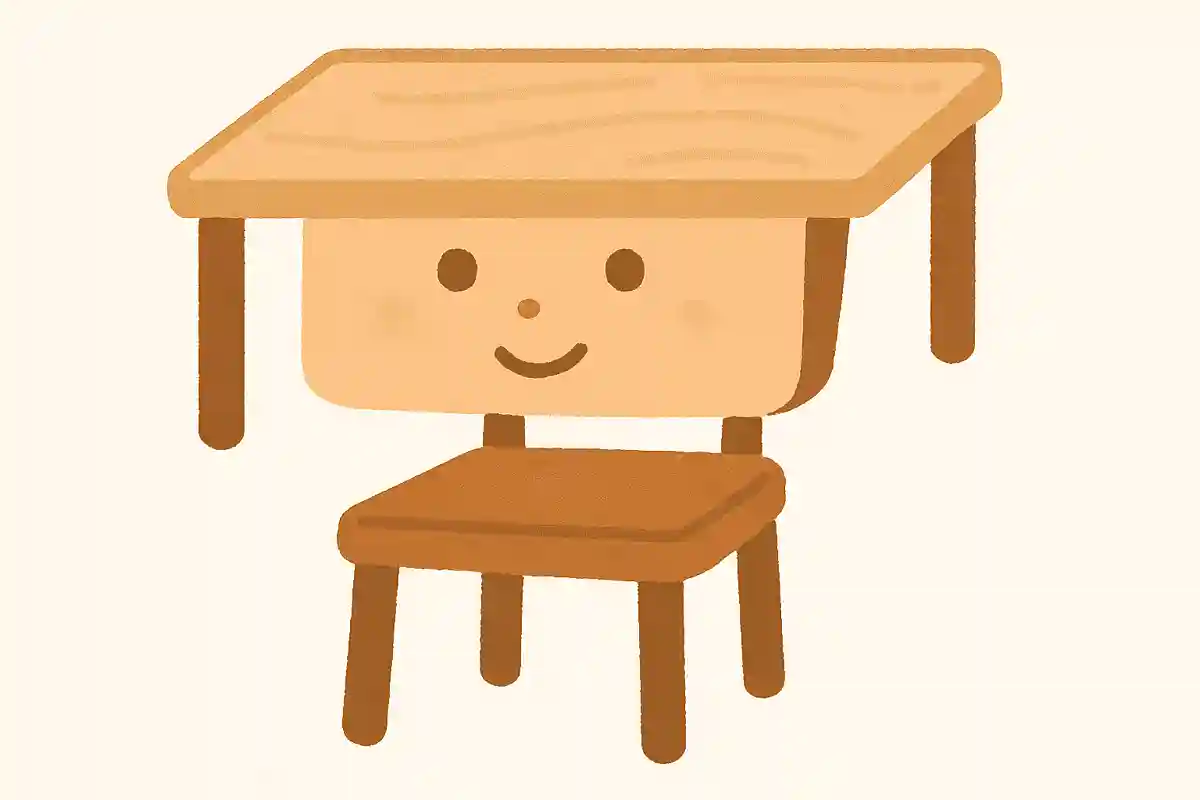 テーブルとは、椅子のことである。○か×か?