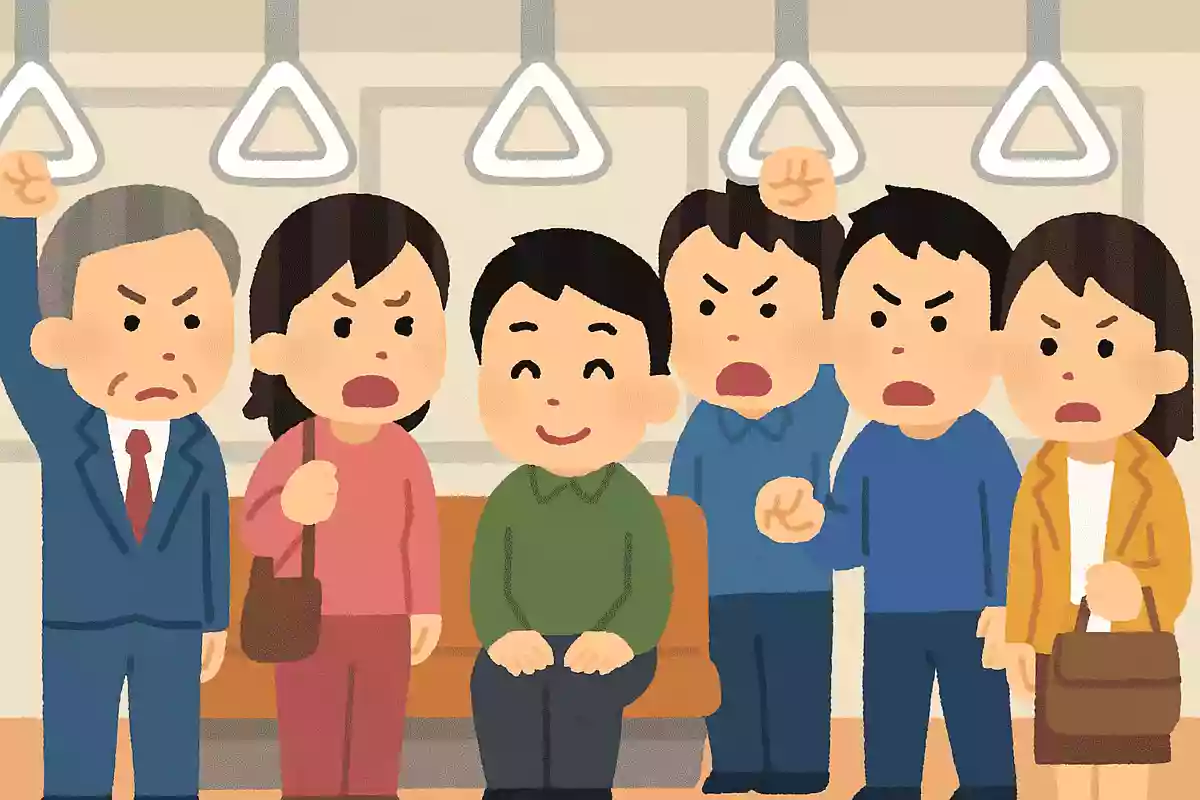 満員電車で毎日絶対座れている人がいるのはなぜでしょう？