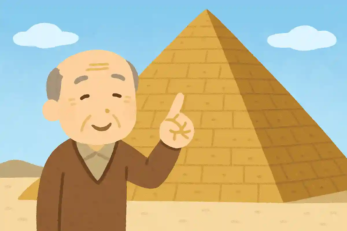 クフ王のピラミッドの高さはおよそ140メートル