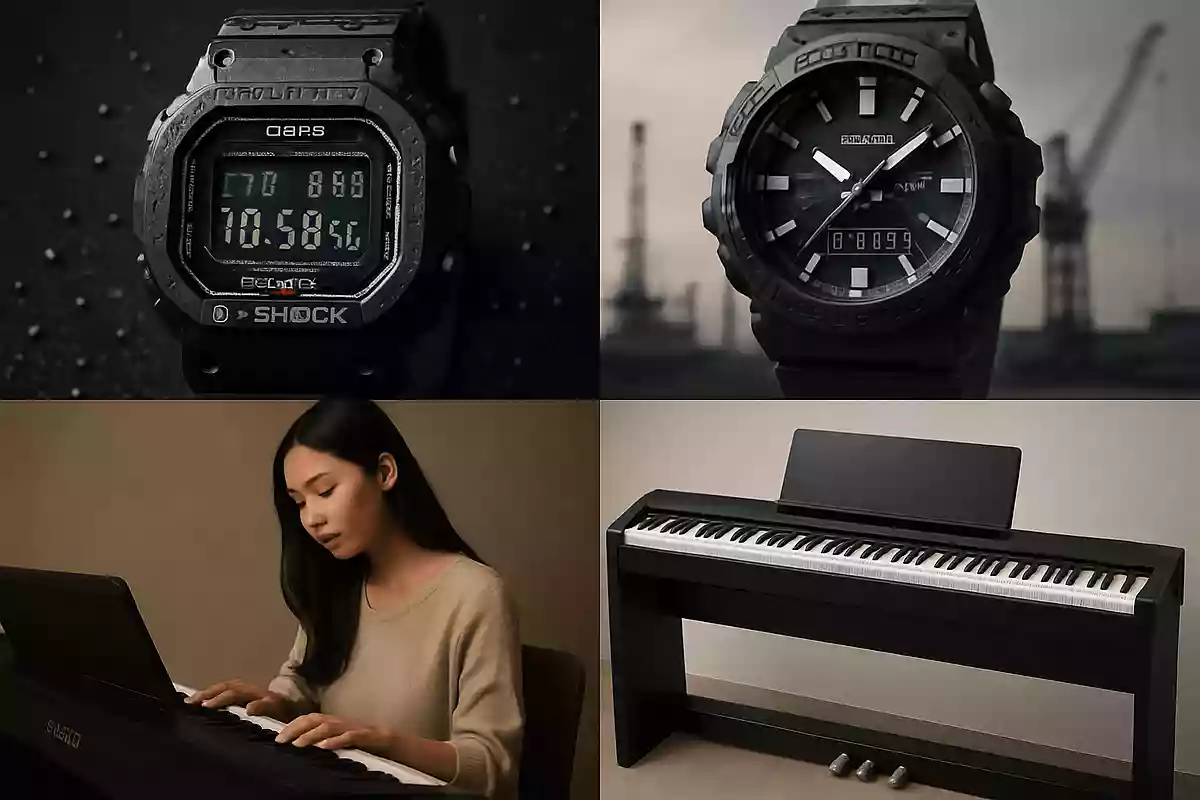 CASIOのCMまとめ。G-SHOCKや電子ピアノのCM