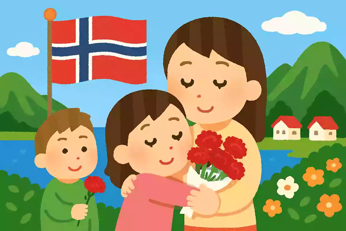 ノルウェーは世界で1番母の日を迎えるのが早い