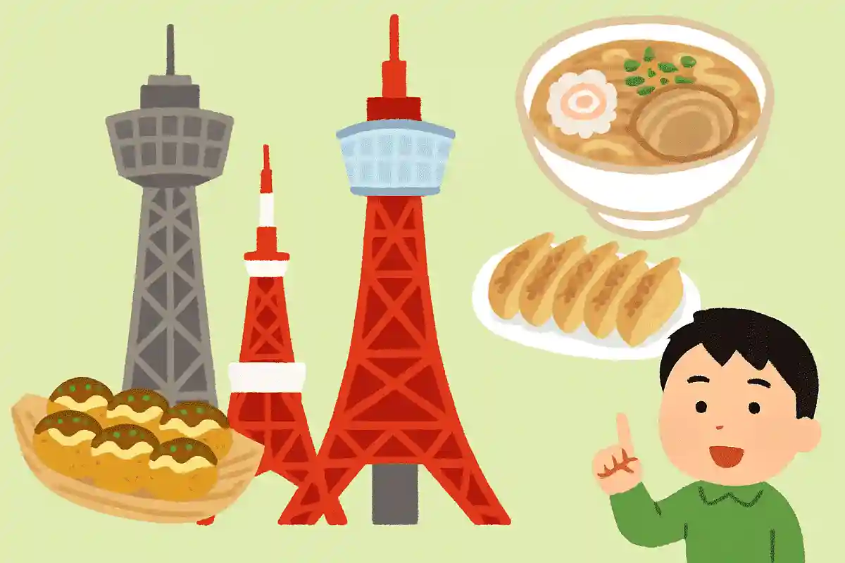 博多ポートタワーは東京タワーや通天閣と兄弟