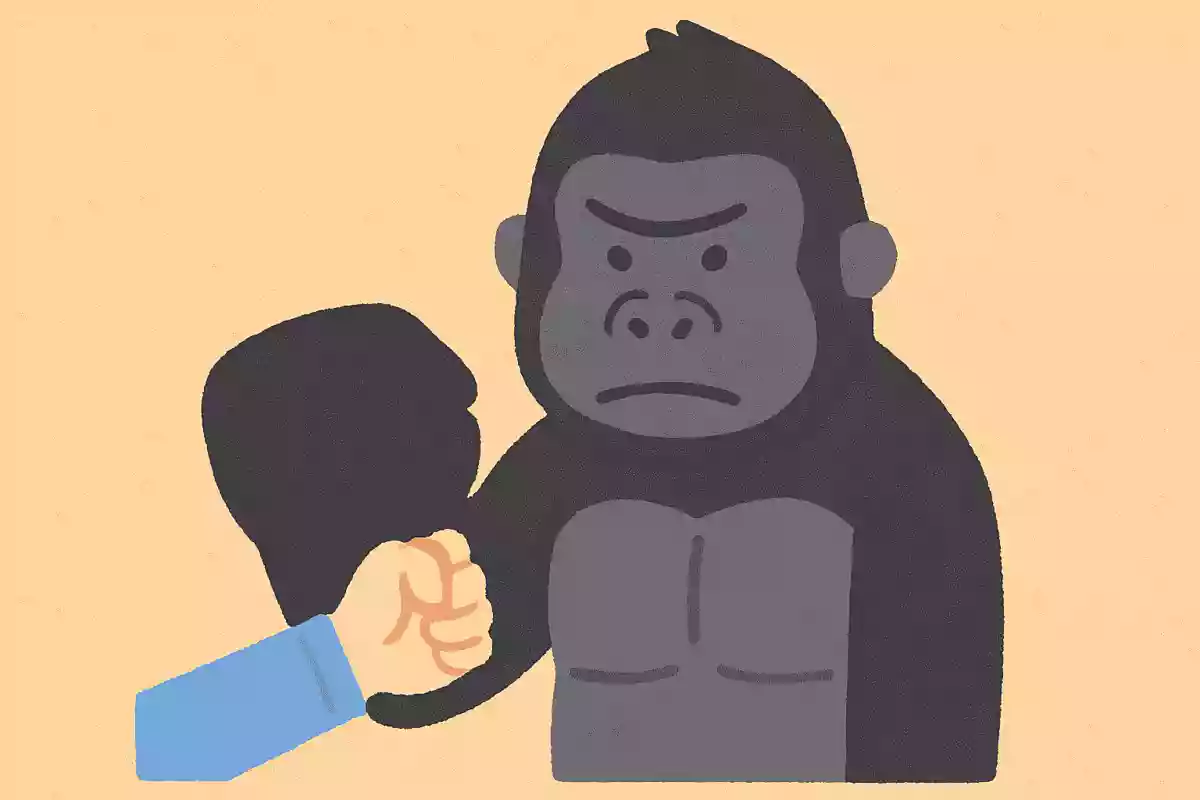 ゴリラの握力はどれくらいあるでしょう？