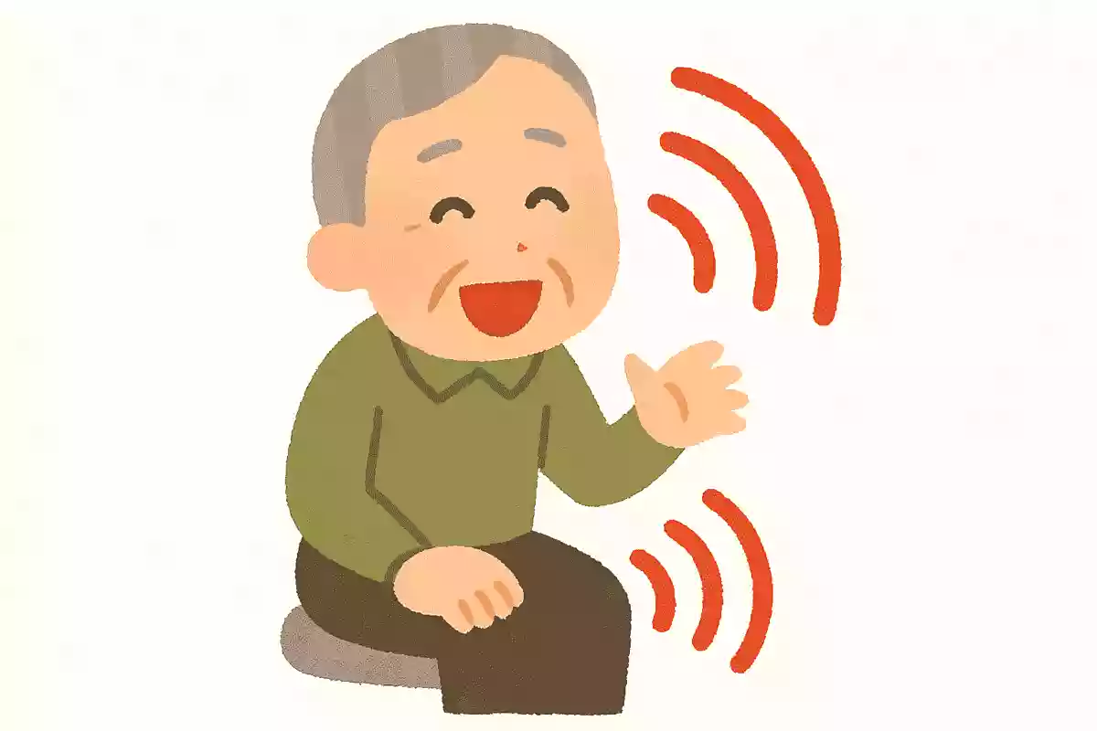 膝が笑うと、どんな声がしますか?