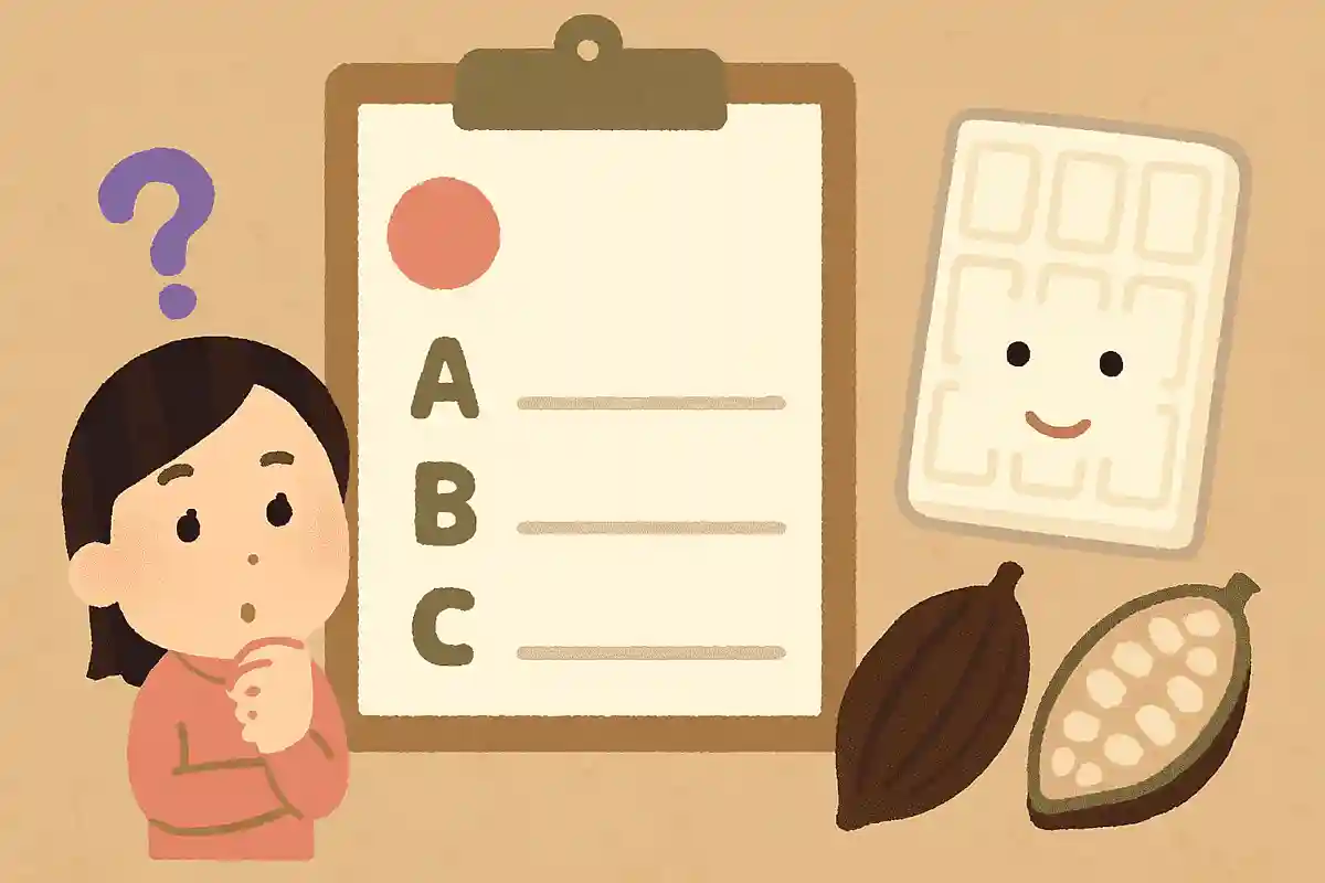 ホワイトチョコレートが白い理由は?