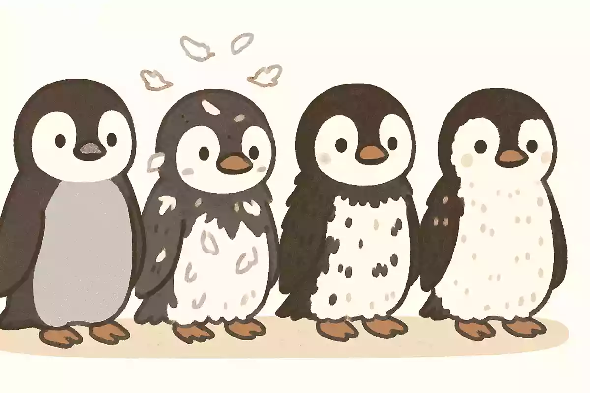 ペンギンの羽毛が生え変わる周期は?