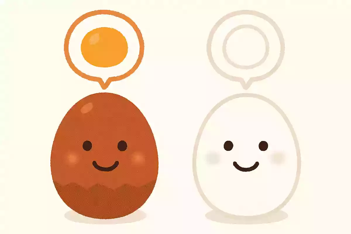 玉子には殻が赤いものと白いものがありますが、両者の違いはなんでしょうか？