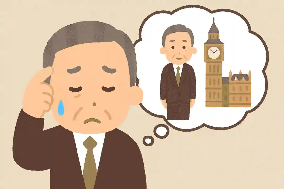 ある男性は3年間留学をしたが英語は上達しなかった。なぜでしょう？