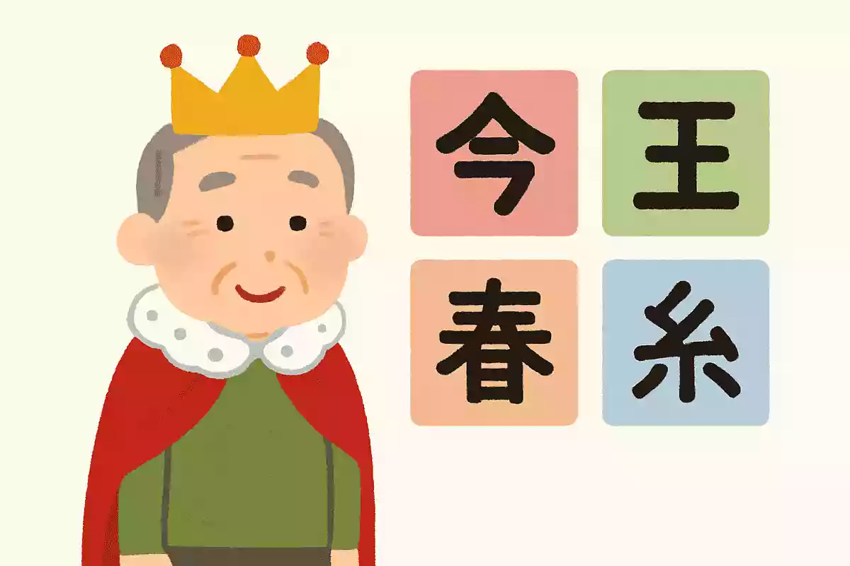 「今」＋「王」＋「泉」＋「糸」＋「王」＝