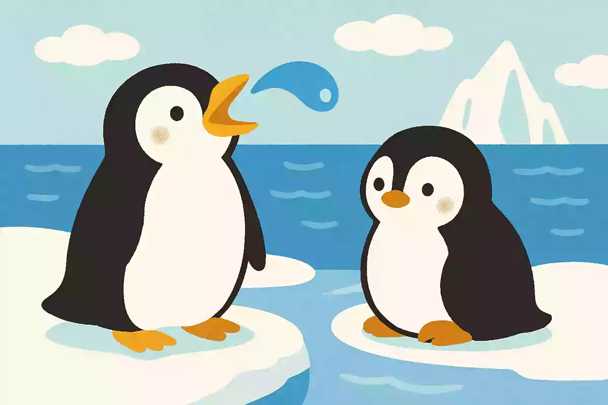 ペンギンがエサ以外で水分補給する方法は?