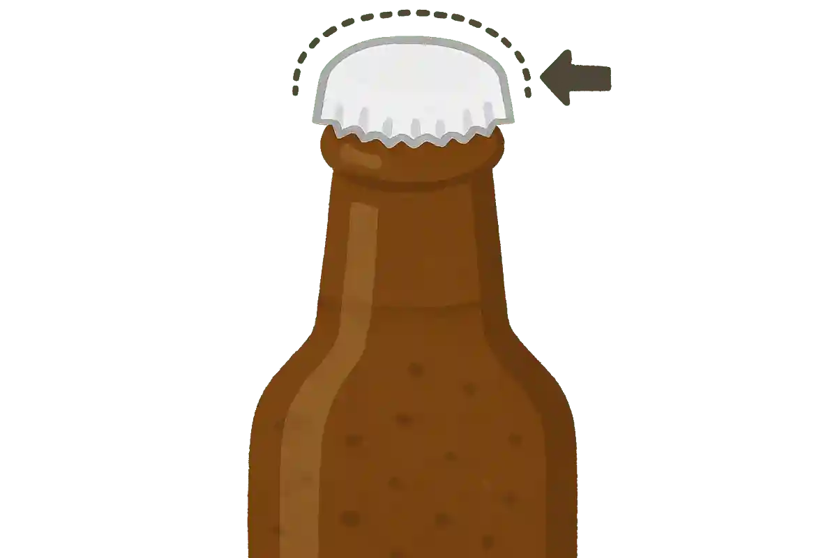 瓶ビールの王冠のギザギザの数は21