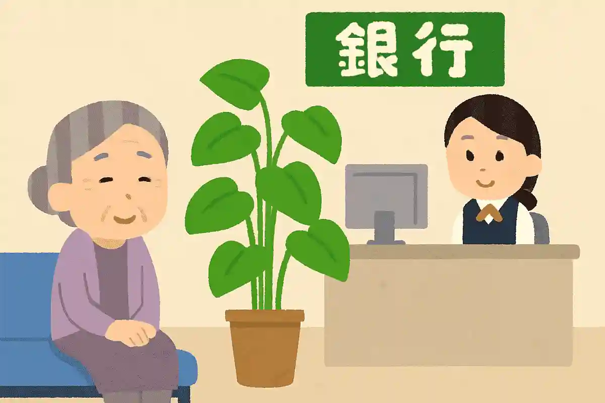 銀行に観葉植物が飾られている理由は何でしょうか?