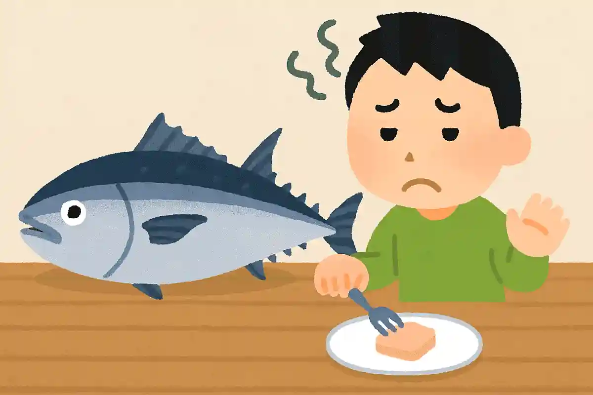 とれたてのマグロはまずい