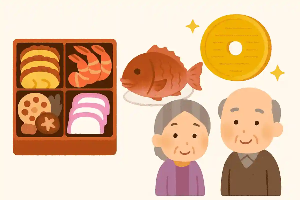 それぞれの素材や材料に、縁起を担ぐと意味があるおせち料理。金運を願っている食べ物は何でしょうか？