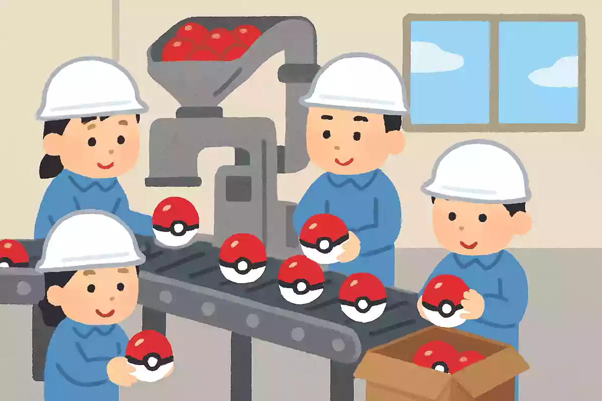 X・Yでモンスターボールの製造工場があるのはどこでしょう?