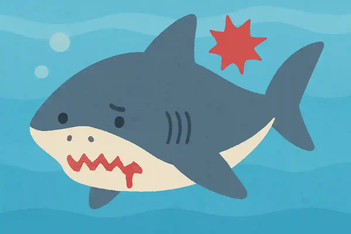 サメの歯が傷ついたらどうなるでしょう？