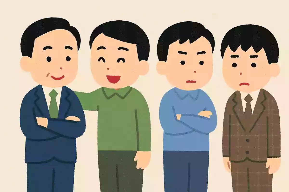優れた人物は、人と協調するが主体性を失わず、小人物は、表面では同調するが心から親しくなることはない。孔子