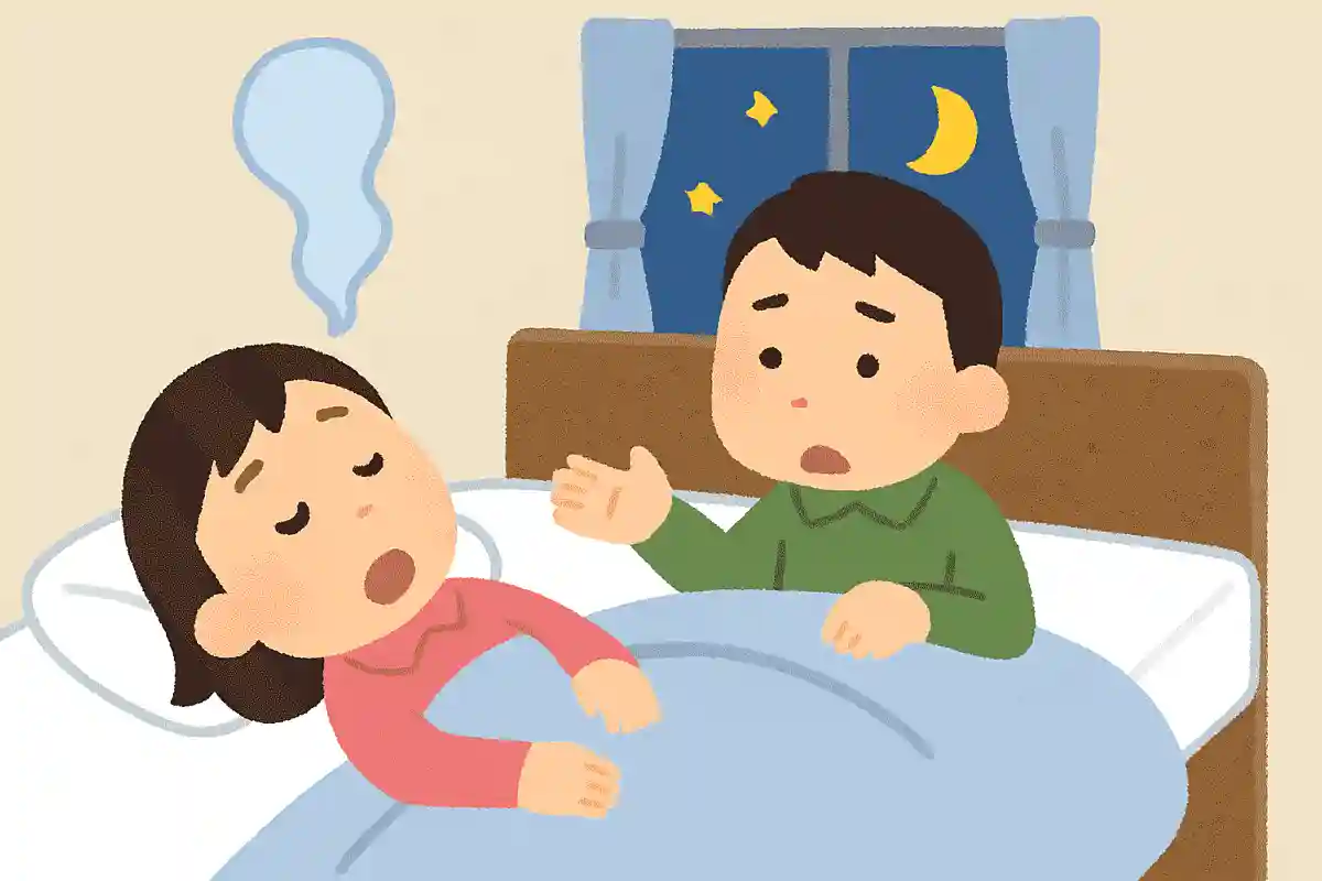 寝言に返事をすると、寝ている人の睡眠の質が下がる