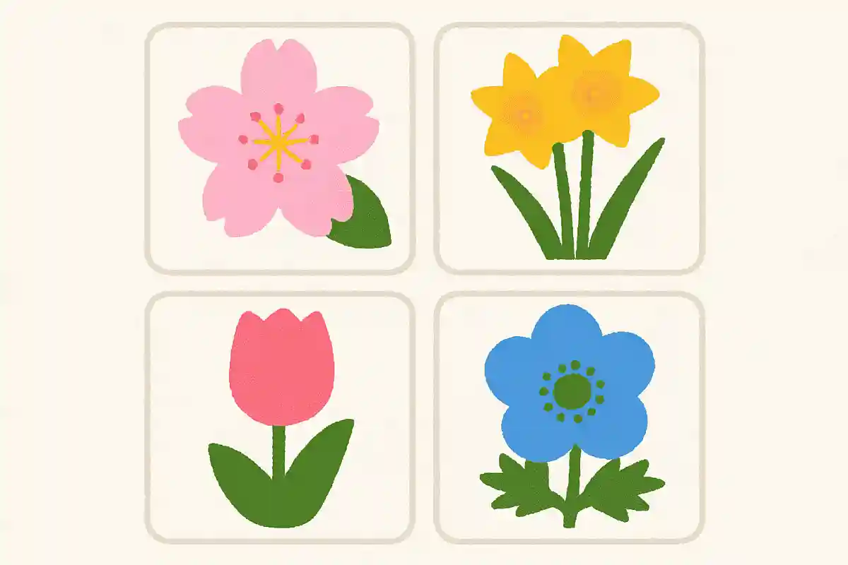 春になると咲く花は次のうちどれでしょうか