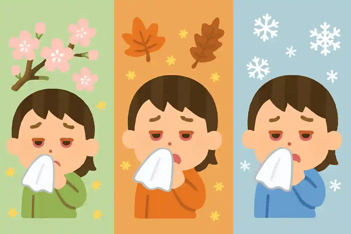 春、秋、冬、アレルギーが出やすい季節はどれ？