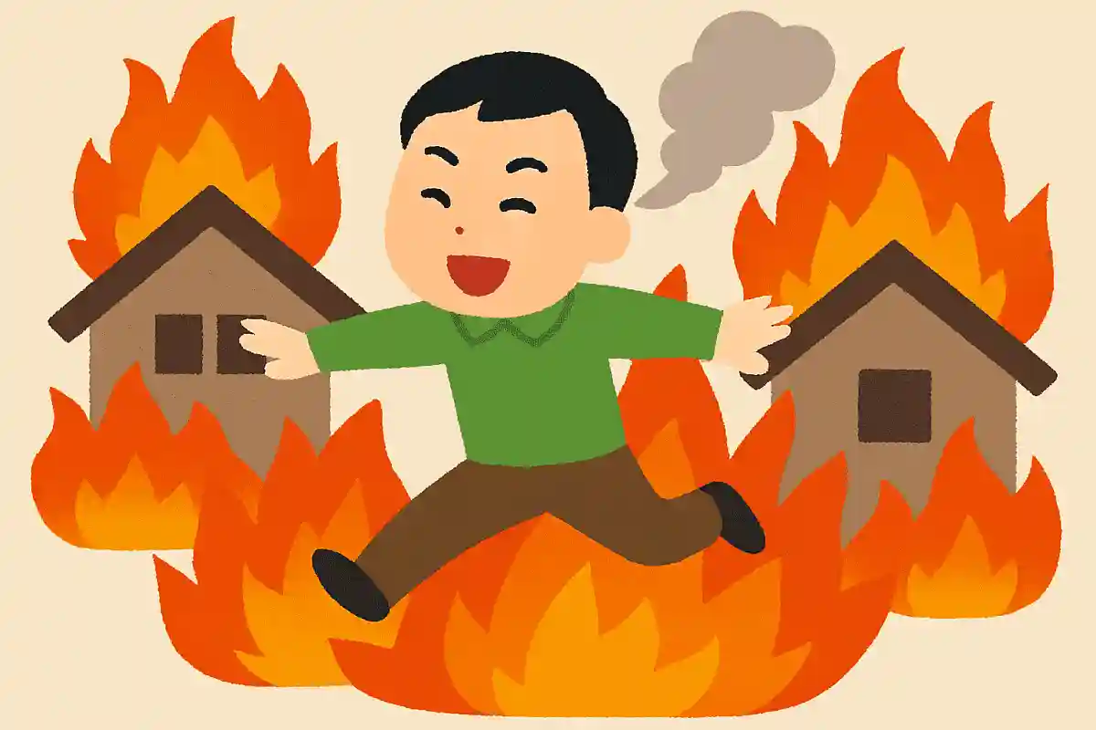 近所で火事が発生しました。次郎君は激しく燃える火事の中に、飛び込んで行きました。次郎君はなぜ、飛び込んだのでしょうか?