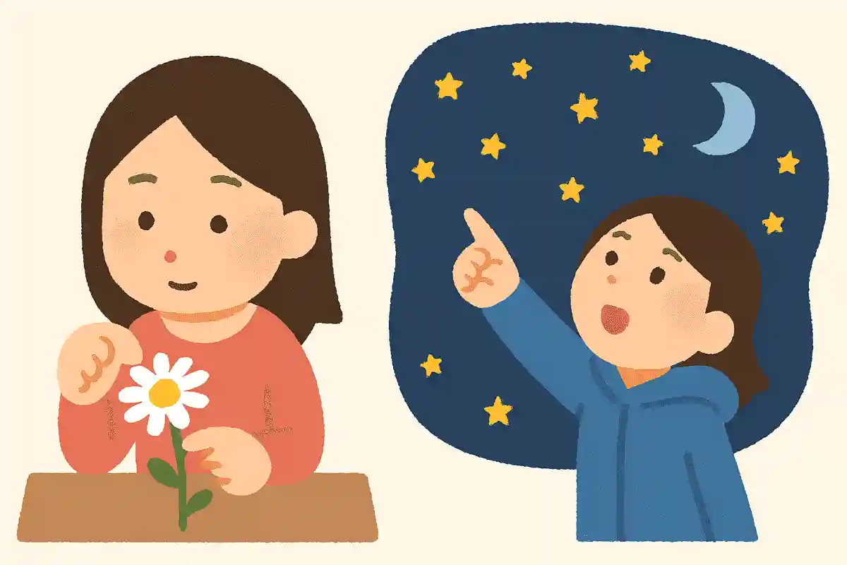 花占い／星空を見ることはなんと言う？