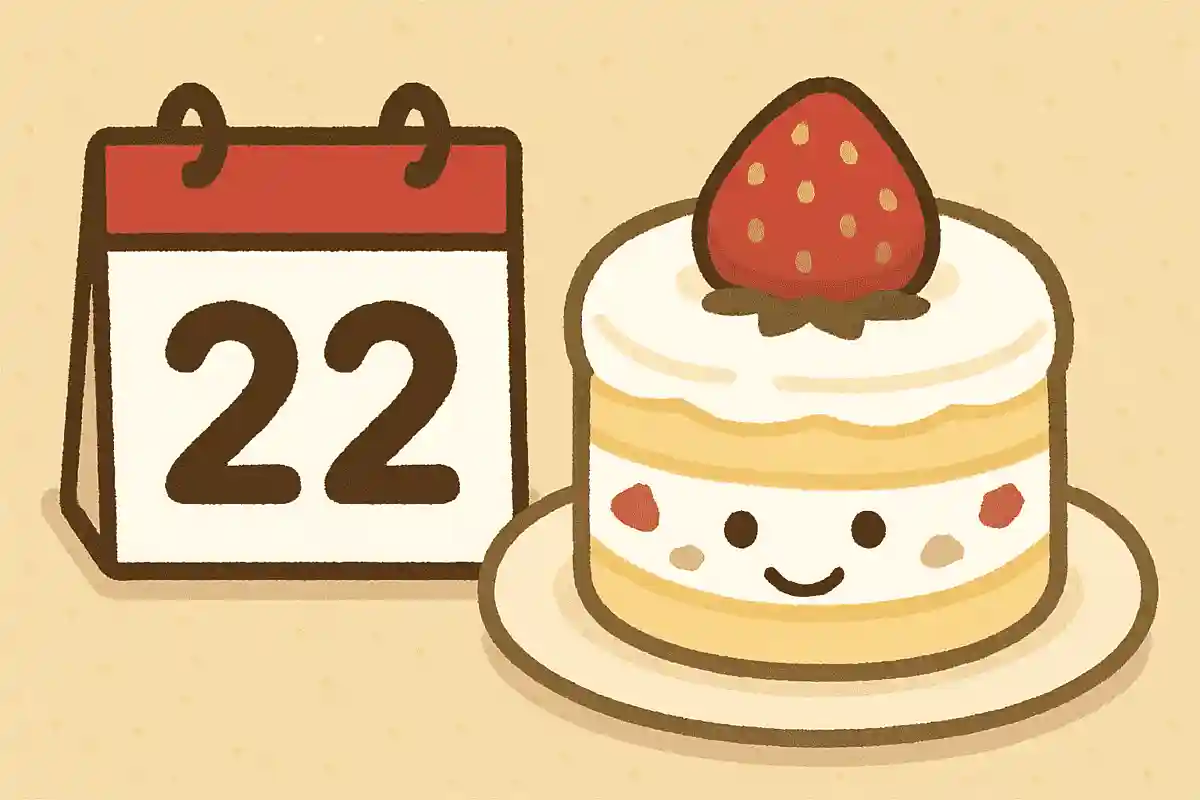 毎月22日が「ショートケーキの日」なのはなぜ?