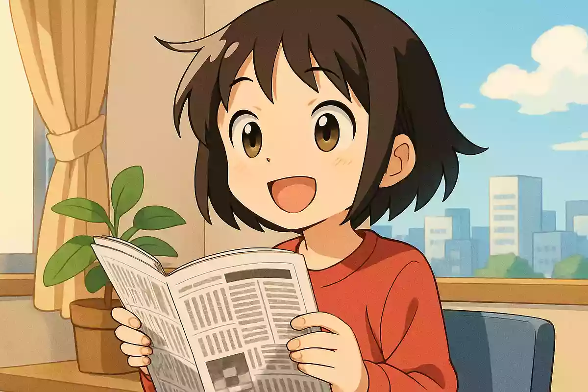 東京新聞のCM。アニメ風のおもしろいCMが魅力