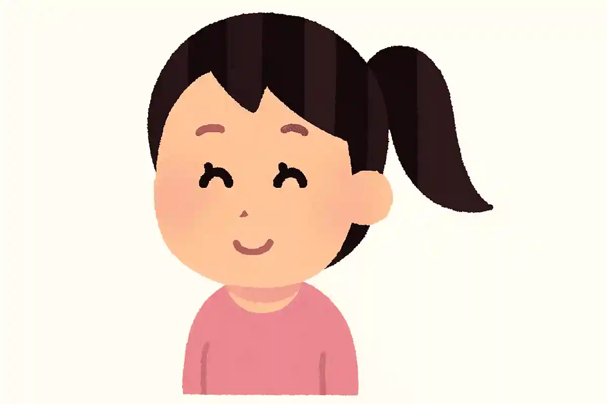 ポニーテールの人