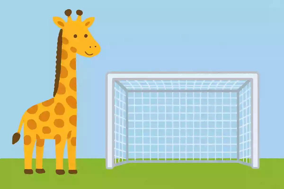 キリンの身長とプロのサッカーゴールの横幅、長いのはどっち？