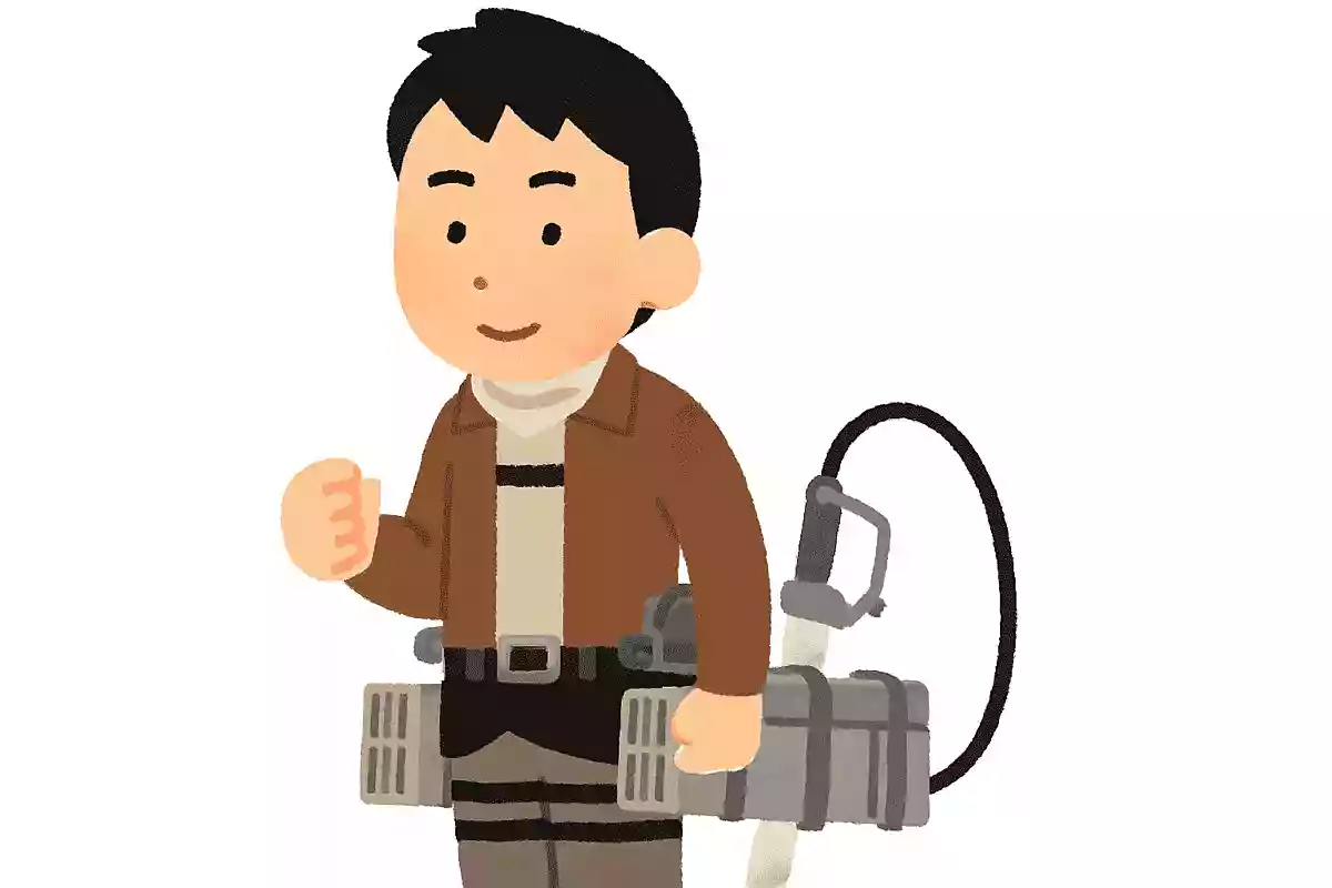 『進撃の巨人』で巨人と戦う際に使用する腰につけた道具の名前は?