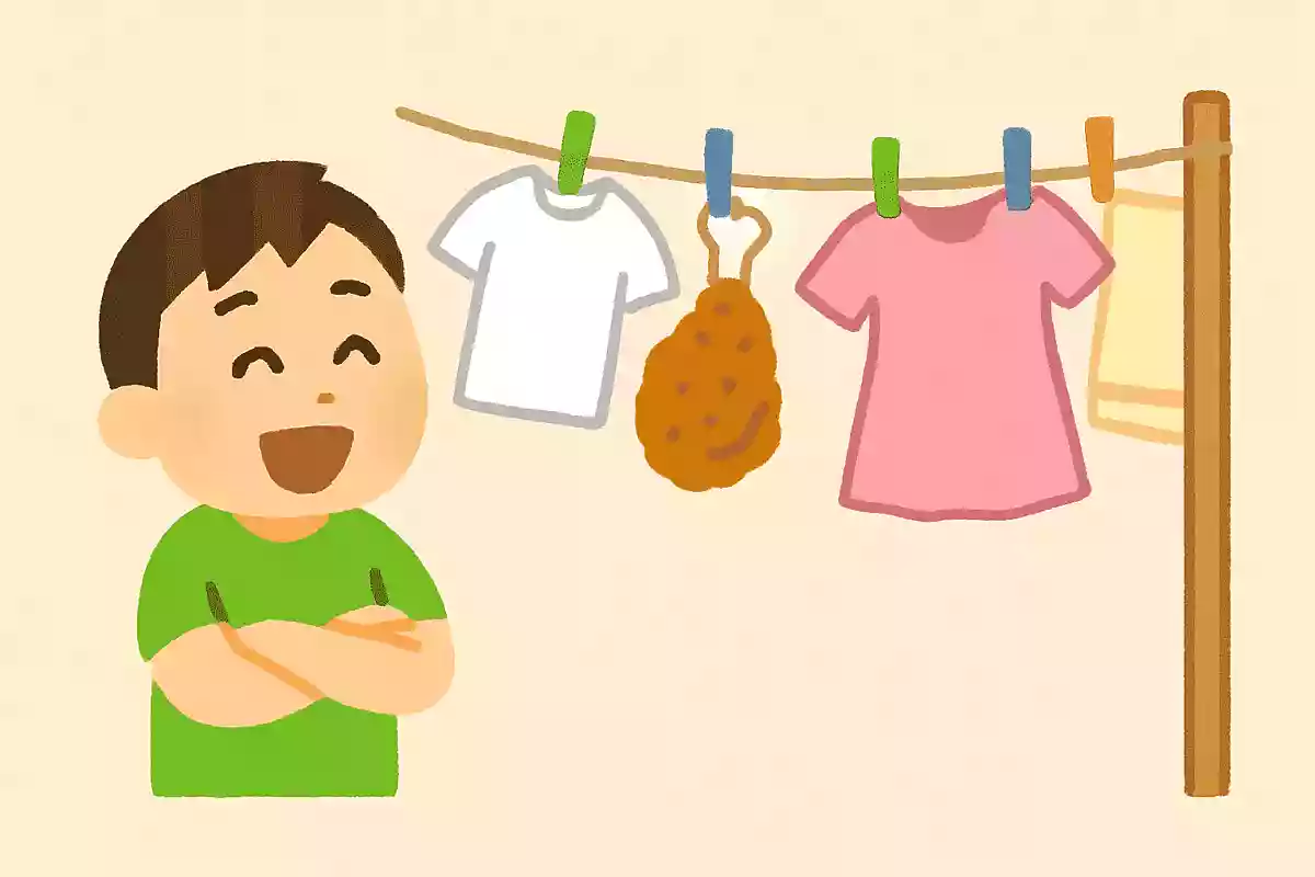 ケンタッキーQ：洗濯物を乾かすのは？