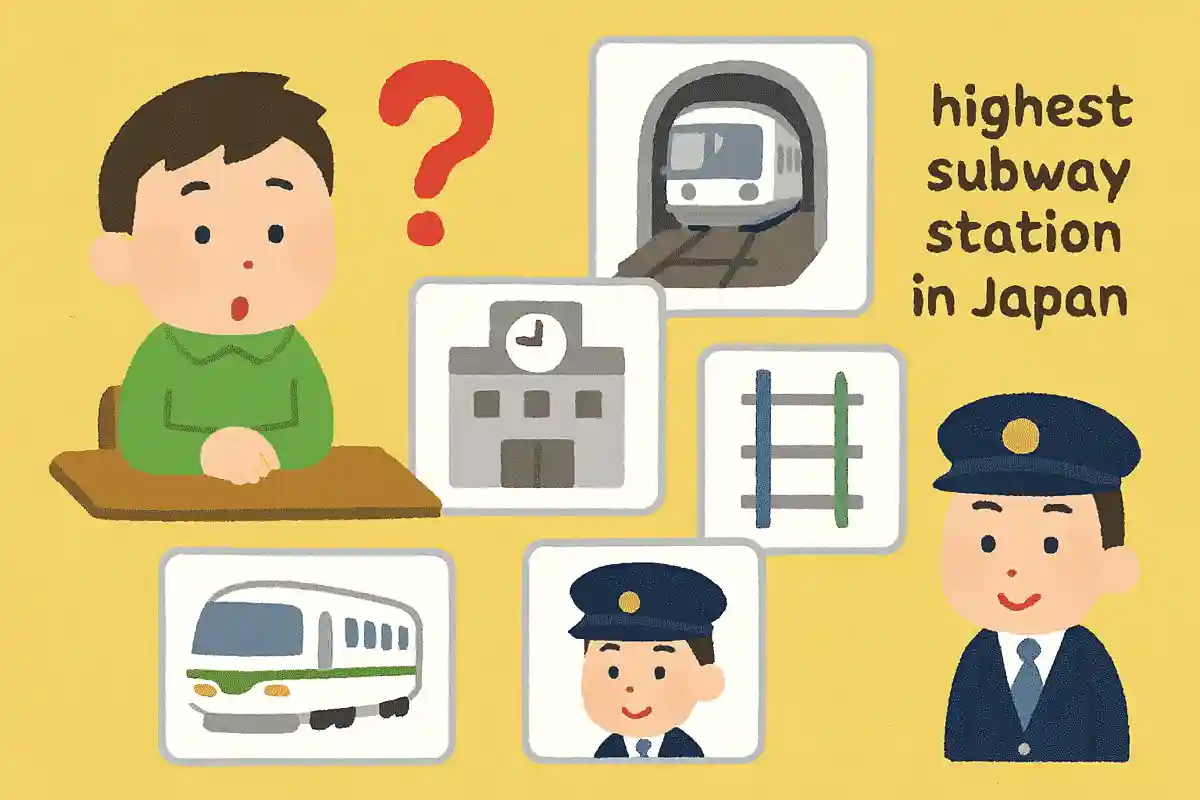 日本でもっとも標高が高い地下鉄の駅は何駅でしょうか？