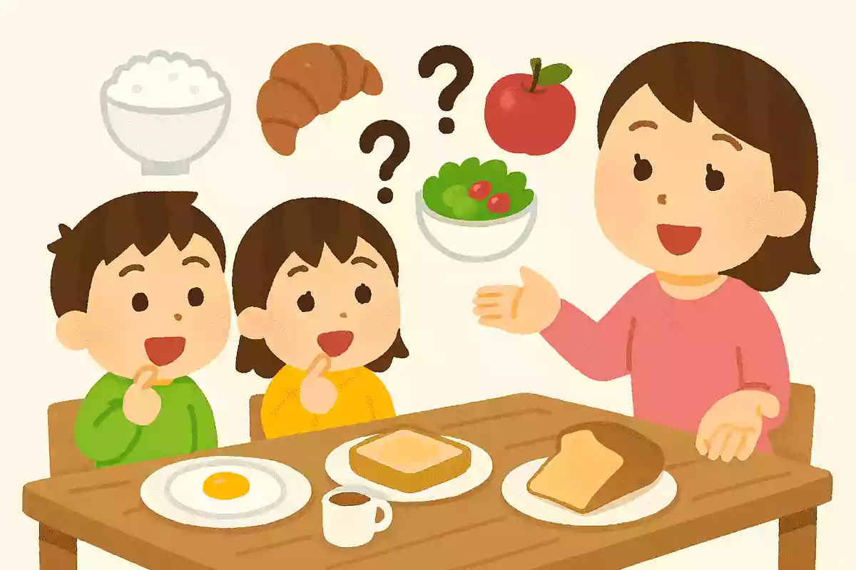 今日の朝ごはんはなんだったでしょうか