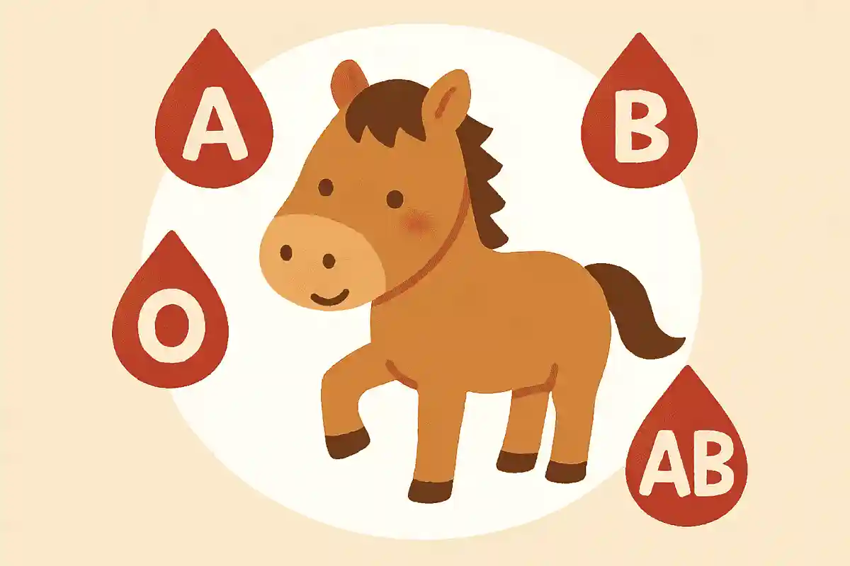 馬には血液型が4種類ある