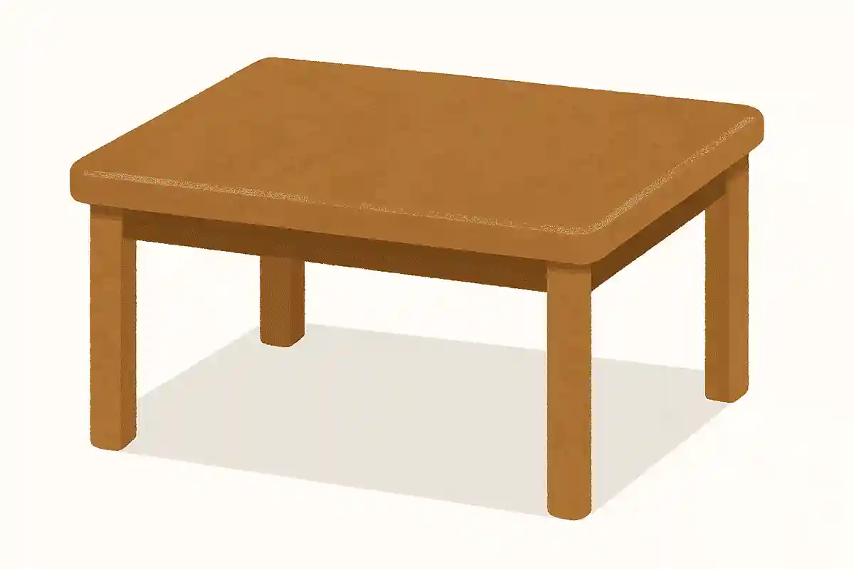 現在のダイニングテーブルの役割がある、食事をする際に使われていた台は何でしょうか?